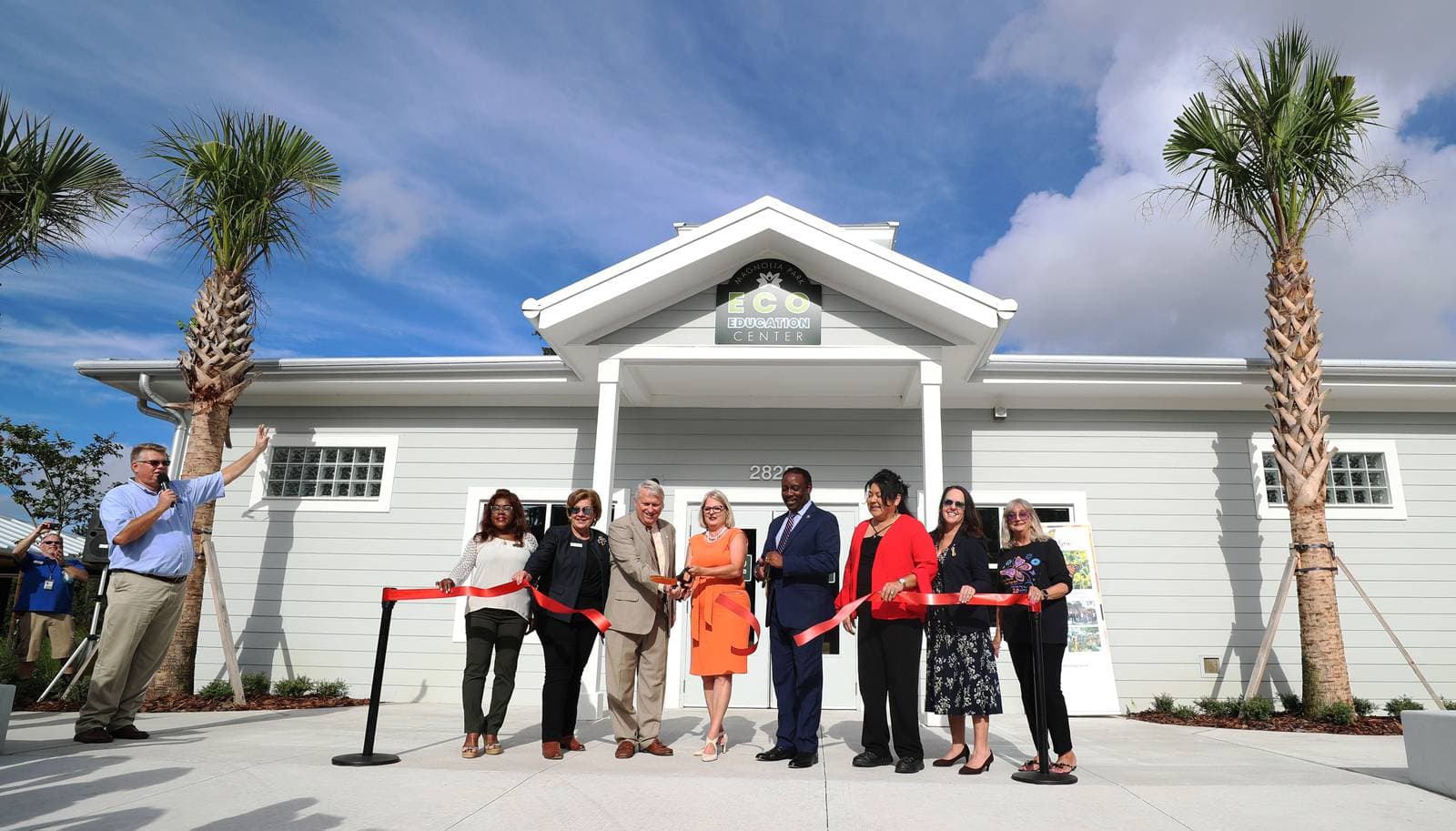 Ribbon Cut for New Eco-Education Center at Magnolia Park thumbnail image.