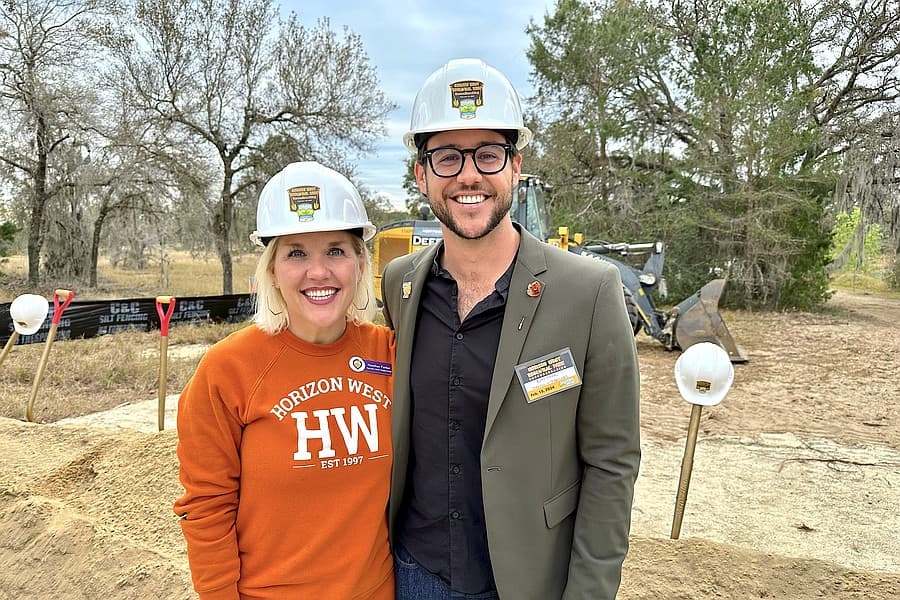 Horizon West Park Groundbreaking - Heather & Ross thumbnail image.