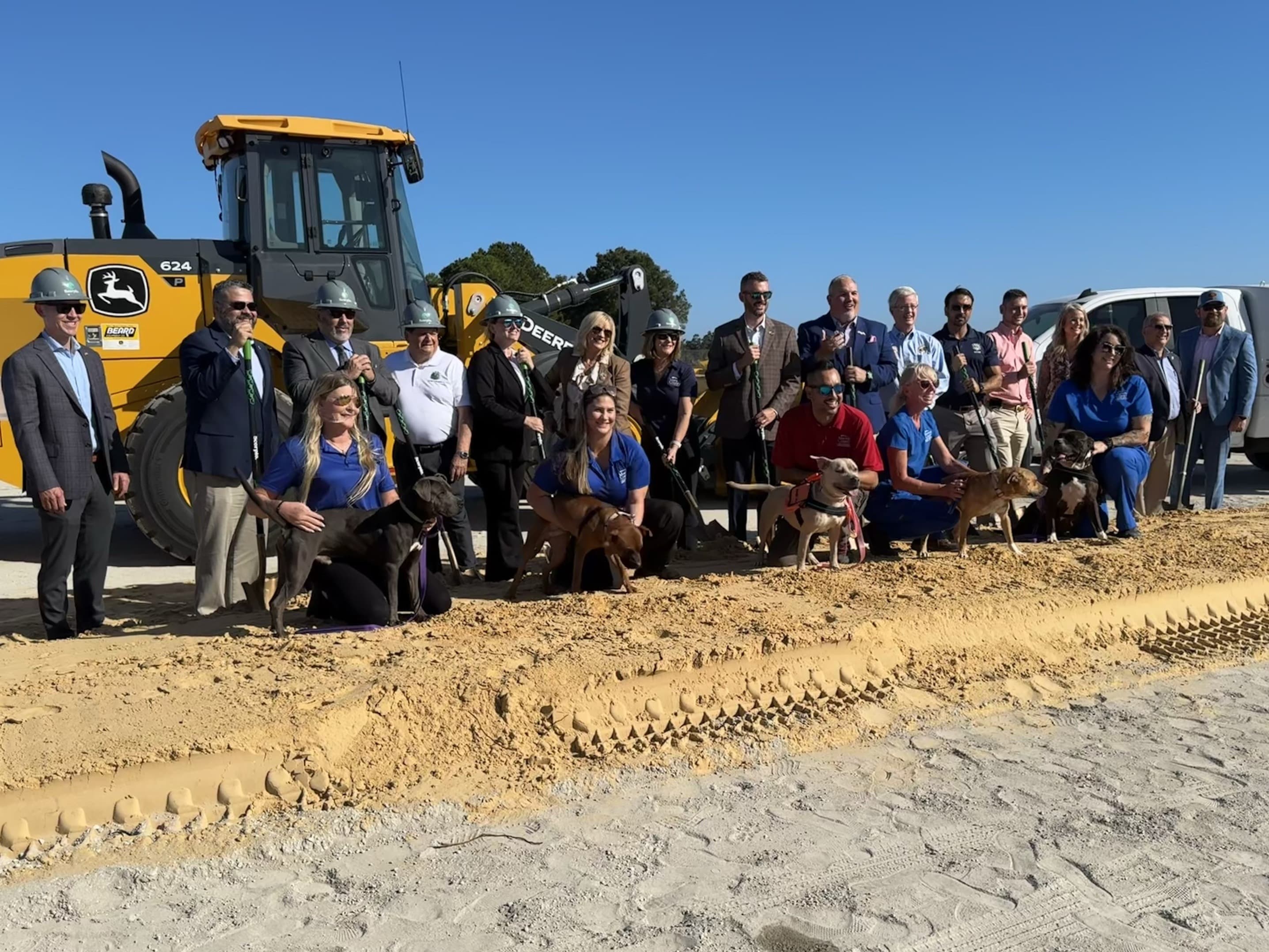 Dogs at the Groundbreaking thumbnail image.