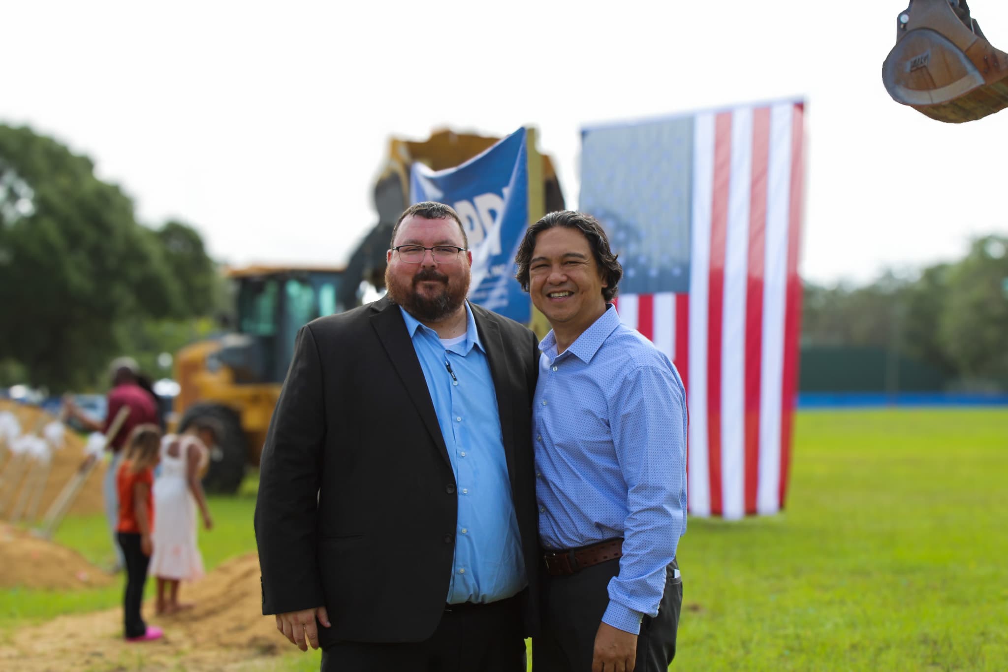 Sonny Fornoles and Adam Sumner at the City of Mount Dora Resource and Recreation Center Groundbreaking thumbnail image.