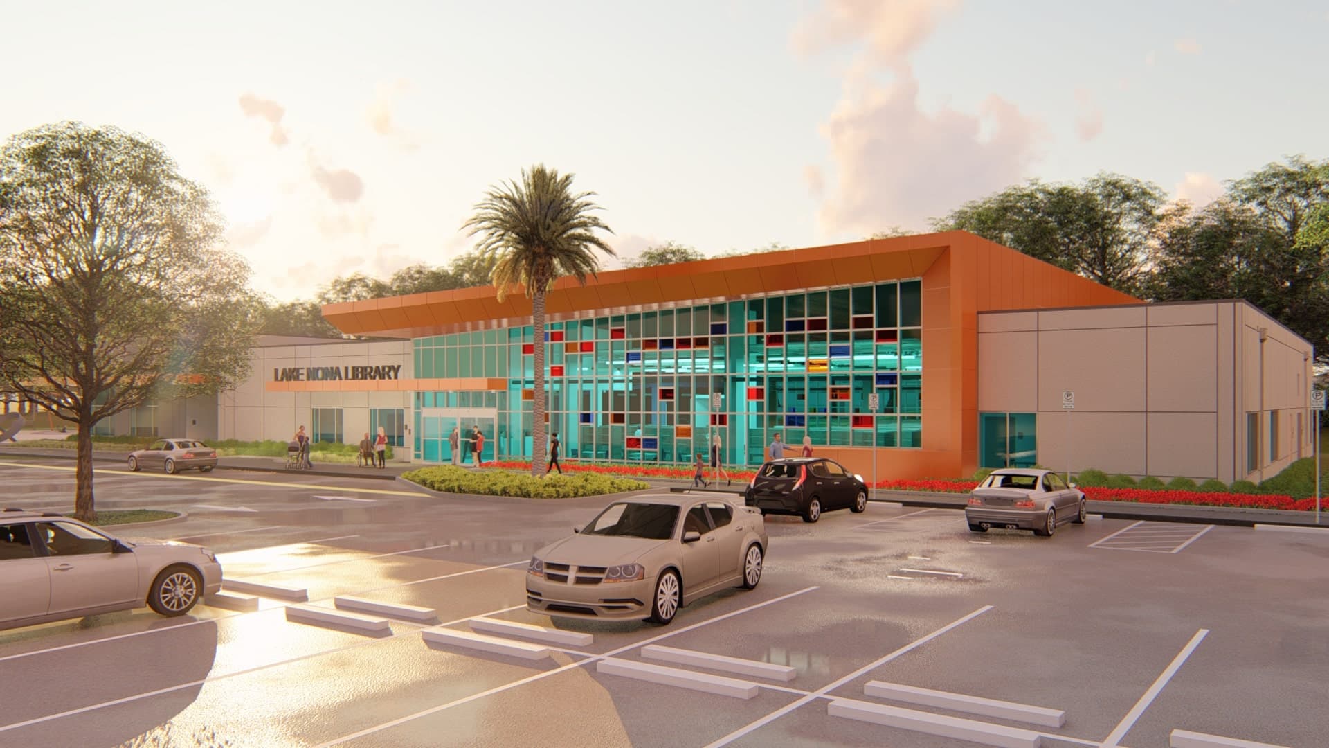 Rendering OCLS Lake Nona Library - Updated 3