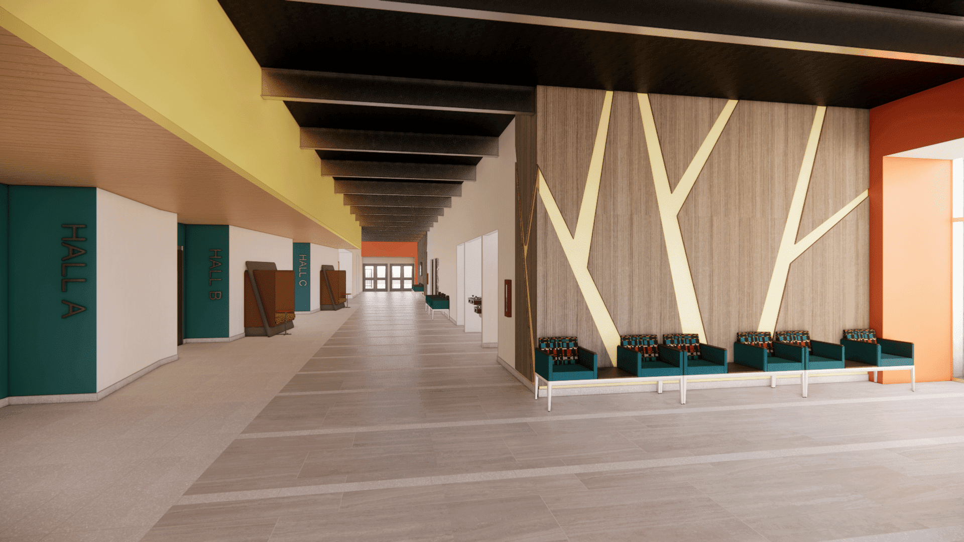 Mount Dora Rec. Center Interior Rendering 3