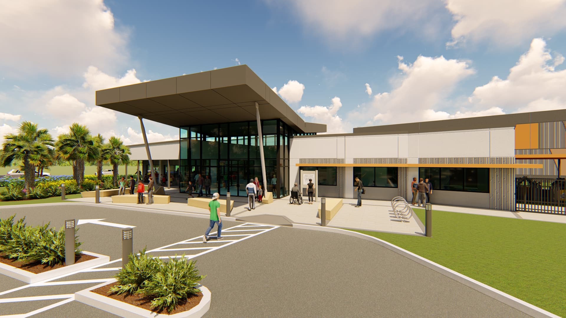 City of Mount Dora Resource & Recreation Center Outside Rendering thumbnail image.
