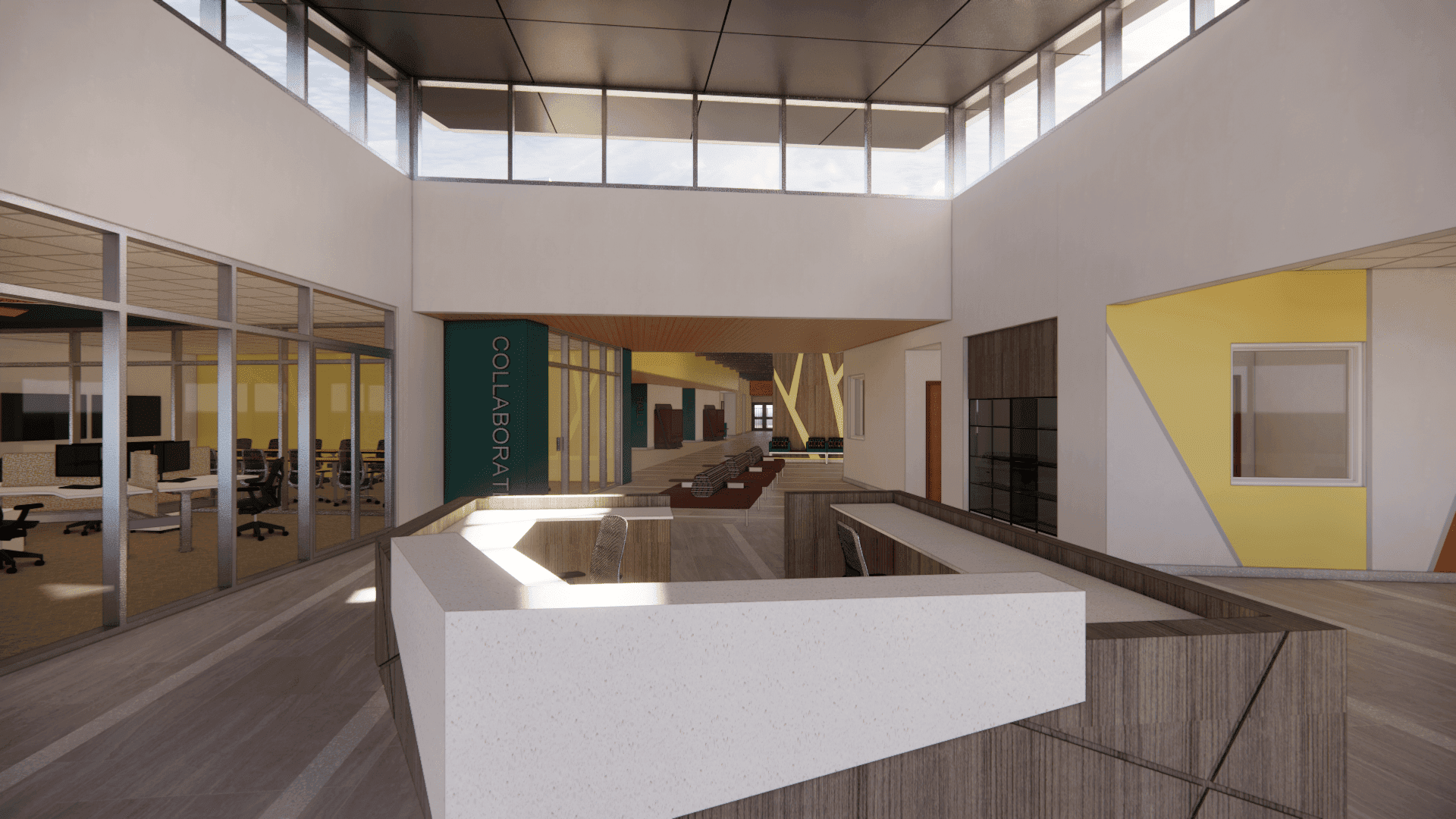 Mount Dora Rec. Center Interior Rendering 1