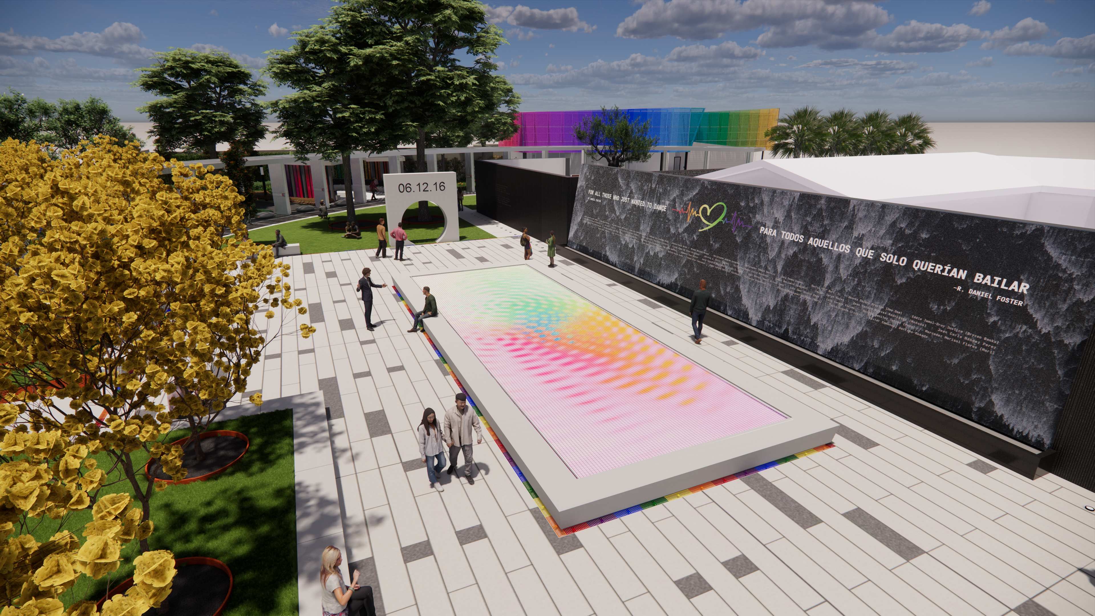 Pulse Memorial 60% Rendering 022 thumbnail image.
