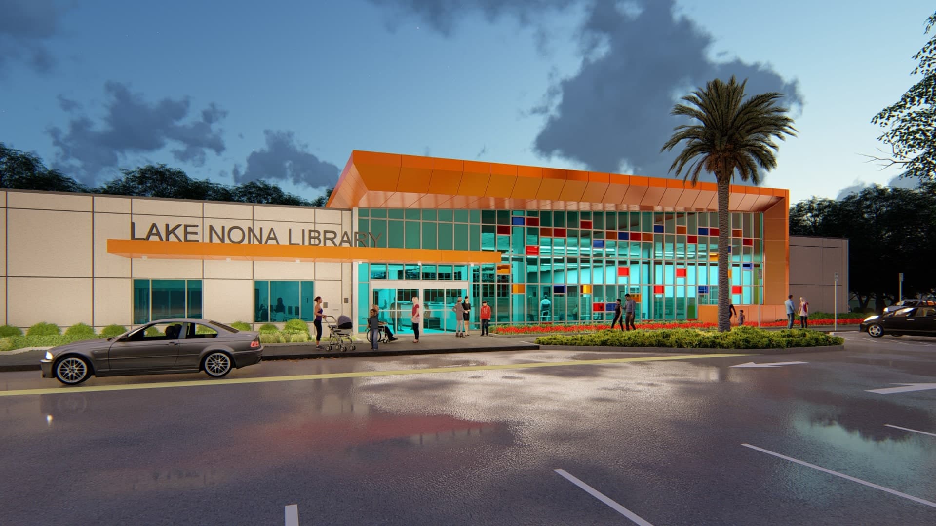 Rendering OCLS Lake Nona Library - Updated 6