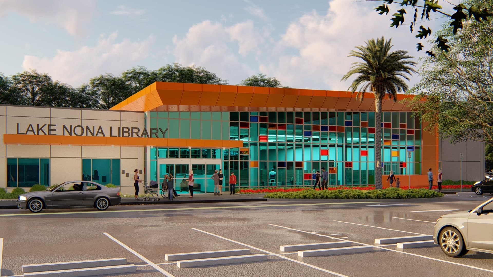 Rendering OCLS Lake Nona Library - Updated 2