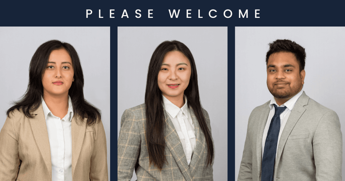 B+P Welcomes New Team Members!