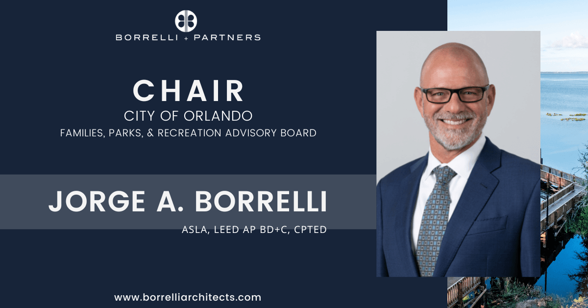 Mr. Borrelli appointed Chair of the Orlando Families, Parks, & Recreation Advisory Board thumbnail image.