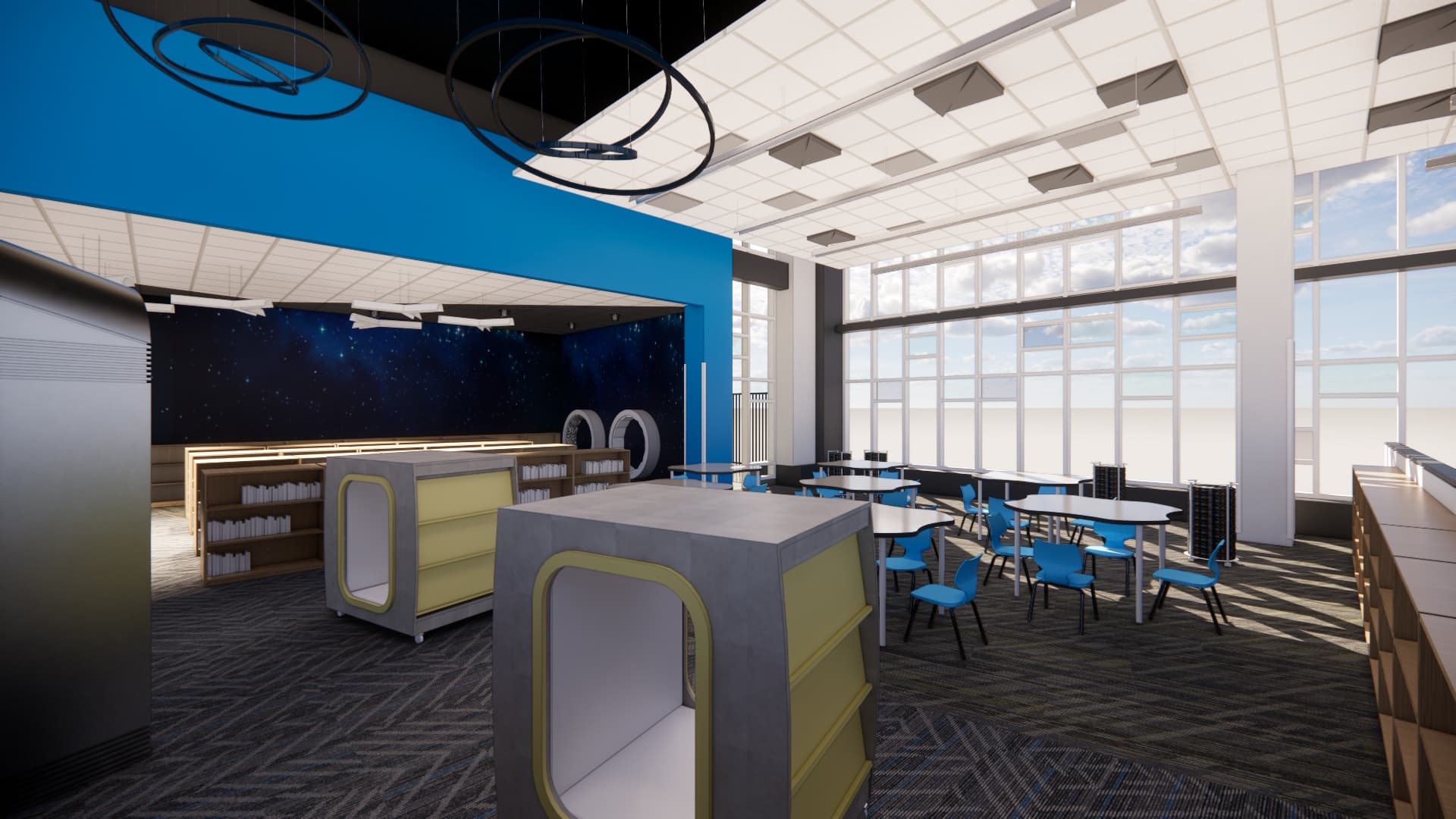 Rendering OCLS Lake Nona Library - 9