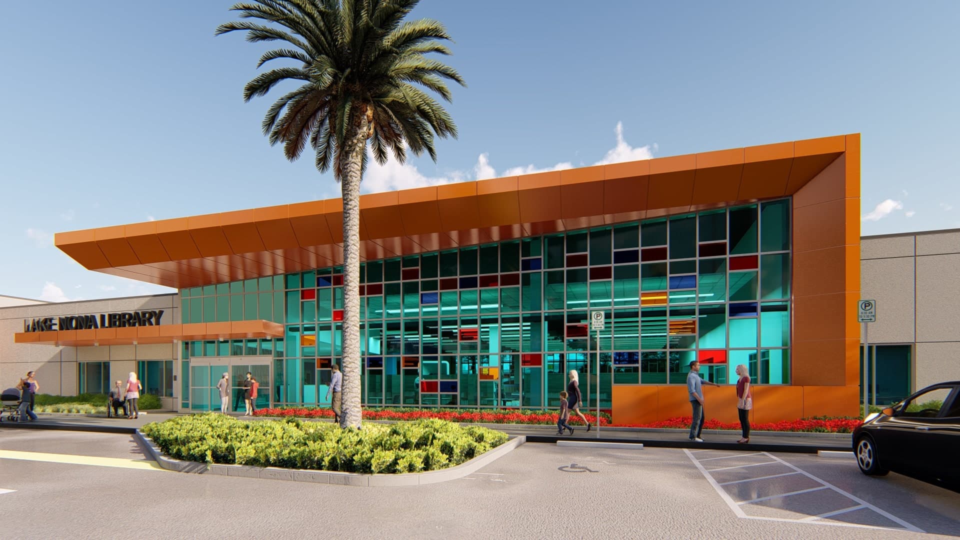 Rendering OCLS Lake Nona Library - Updated 1