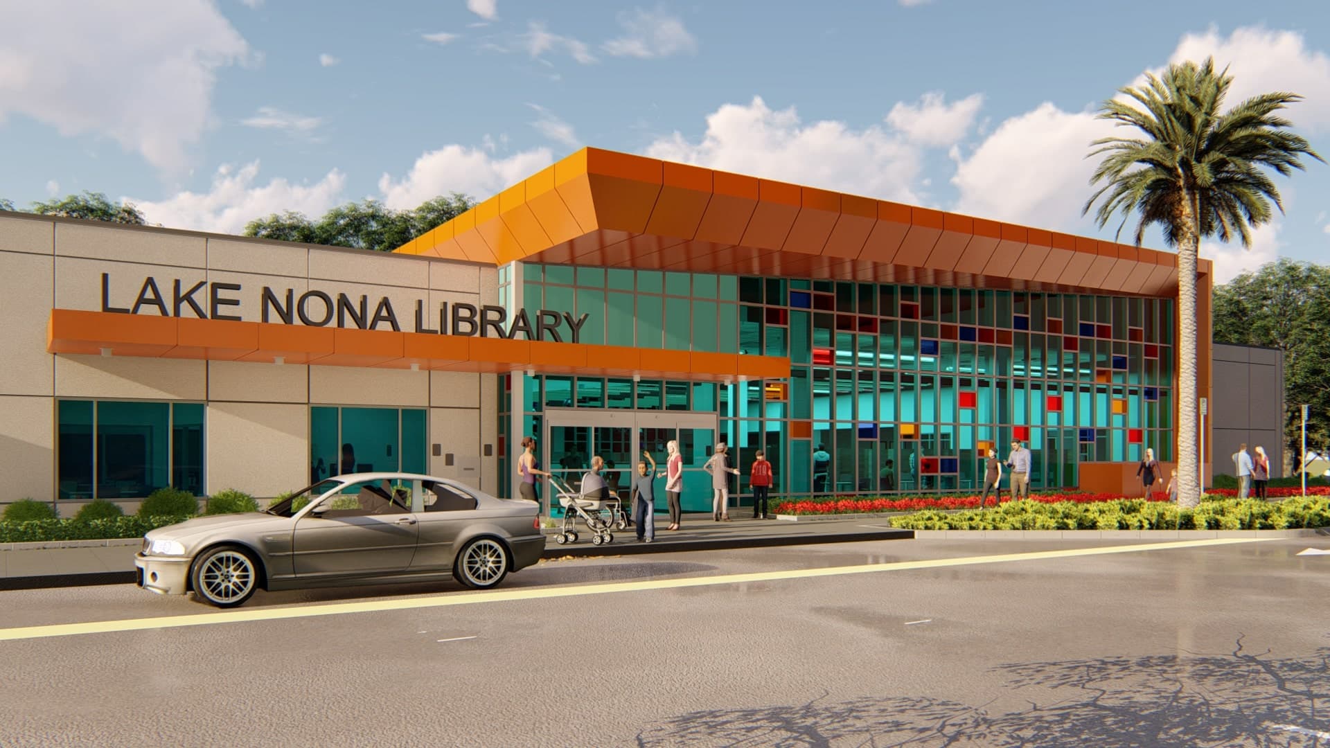 Rendering OCLS Lake Nona Library - Updated 4