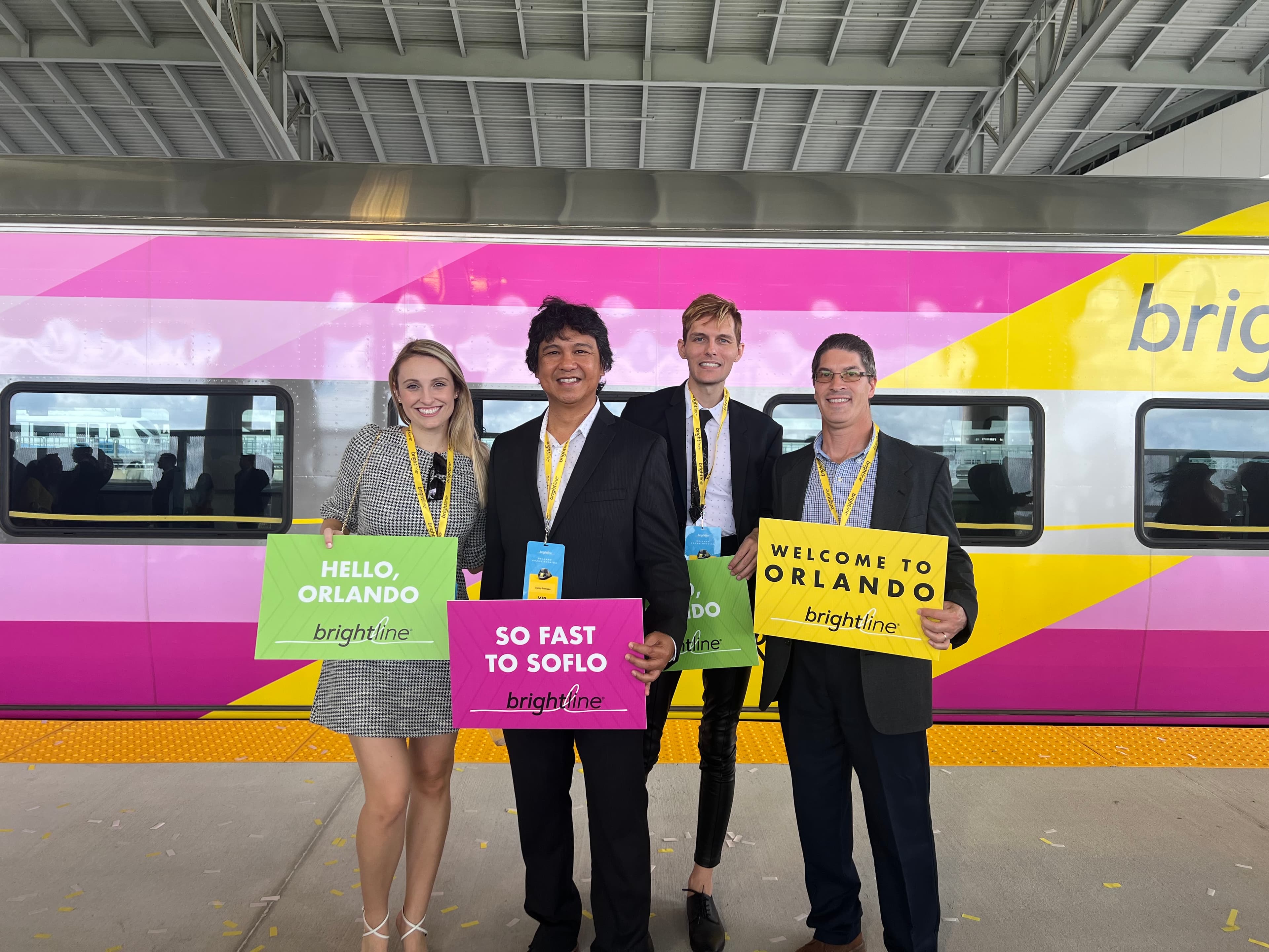 It's official! 🎉 Brightline has arrived in Orlando!